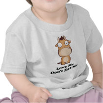 Love Me Don't Eat Me Cow Design Tshirt