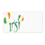 Love Me Im Irish Personalised Shipping Label