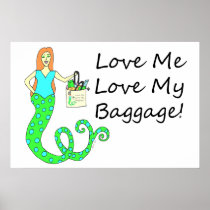 Love Me Love My Baggage!  Shopping Mermaid