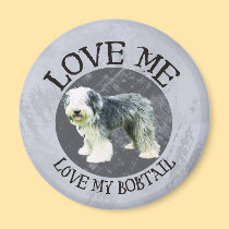 Love me, love my Bobtail magnets
