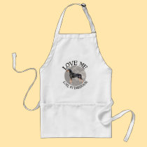 Love me, love my Doberman aprons