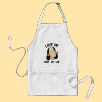 Love me, love my dog aprons