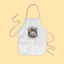 Love me, love my Fox Terrier aprons