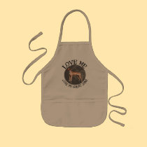 Love me, love my Great Dane aprons