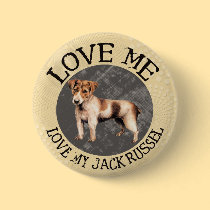 Love me, love my Jack Russel buttons