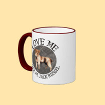 Love me, love my Jack Russel mugs