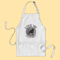 Love me, love my Poodle aprons