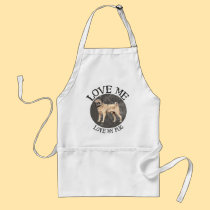 Love me, love my Pug aprons