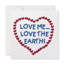 Love Me Love the Earth T-shirts and Gifts Invitations