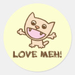 Love Meh! Round Sticker