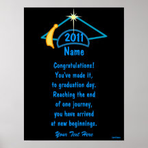Love Message For Graduates New Beginings Print