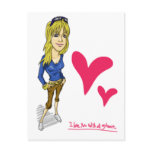Love message postcards