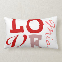 Love Mia Personalized Name Pillowcase for Girls