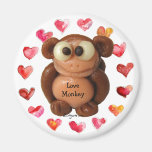 Love Monkey Personalized Magnets-Novelty Gifts