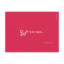 Love more... postcards