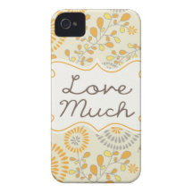 Love Much Flower iPhone Case iPhone 4 Case-Mate Cases