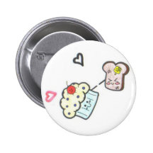 love muffin pinback buttons