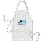 LOVE MUSIC aprons