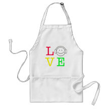 LOVE MUSIC APRONS