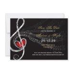 Love & Music Artist Photo Save The Date Announceme