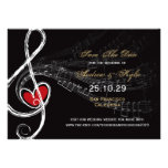 Love & Music Artist Photo Save The Date Announceme Custom Announcements