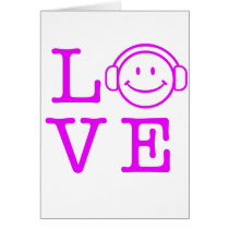 LOVE MUSIC GREETING CARD
