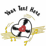 Love Music embroidered shirts