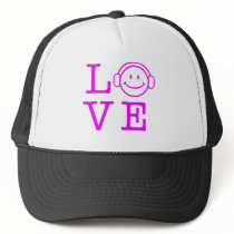 LOVE MUSIC MESH HAT