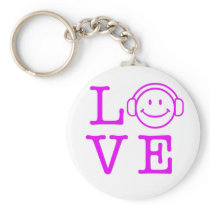 LOVE MUSIC KEYCHAIN