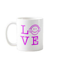 LOVE MUSIC COFFEE MUG