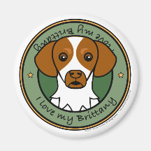 Love My Brittany Fridge Magnet