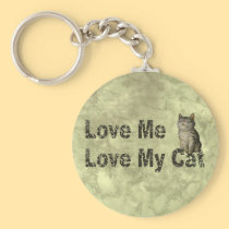 Love my Cat keychains
