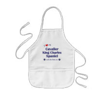 Love My Cavalier King Charles Spaniel (Female Dog) Aprons