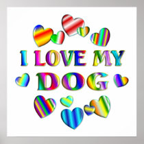 Love My Dog Poster