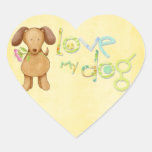 love my dog stickers
