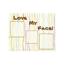 Love My Face! Canvas Print