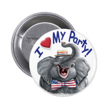 Love My Party Button