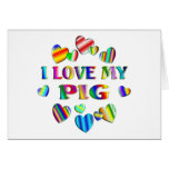 Love My Pig cards