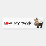 Love My Yorkshire Terrier Bumper Sticker