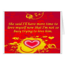 love myself greeting card