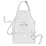 "Love never fails" Aprons