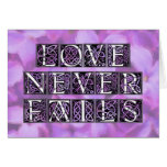 Love Never Fails Card