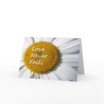 Love Never Fails Daisy 1 Corinthians 13