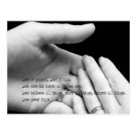 Love Never Fails Postcard