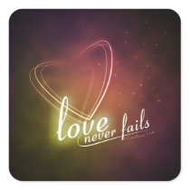 Love never fails Sticker