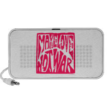 Love, Not War Mini Speakers