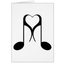 love notes : 8th note : greeting card