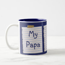 Love Notes For Papa Mug