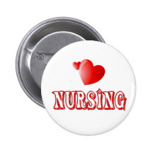 Love Nursing Pinback Button