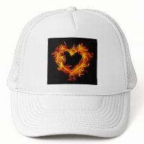 Love of Fire Trucker Hat